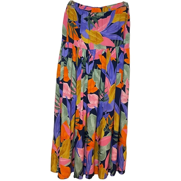ABEL THE LABEL - Anthropologie - The Leonard Tropical Print Maxi Skirt - Picture 2 of 8